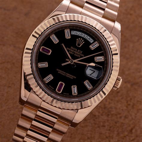 rose gold rolex presidential 41mm